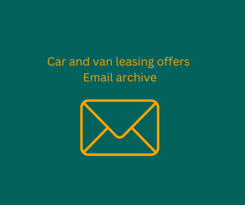 Car and van leasing offers - email marketing archive